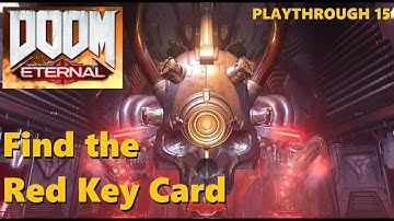 DOOM ETERNAL 2020 (Find the Red Key Card) STRATEGY GUIDE 15 Xbox One/Ps4/Steam