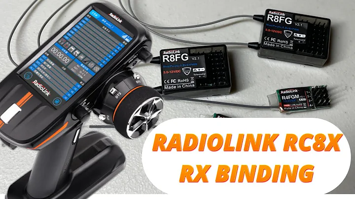 RADIOLINK RC8X Receiver, binding, and set up. #rc8x #radiolink