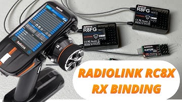RADIOLINK RC8X Receiver, binding, and set up. #rc8x #radiolink