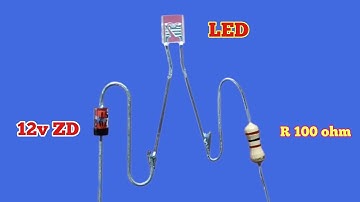 cách làm mạch LED báo ắc quy sạc đầy siêu đơn giản