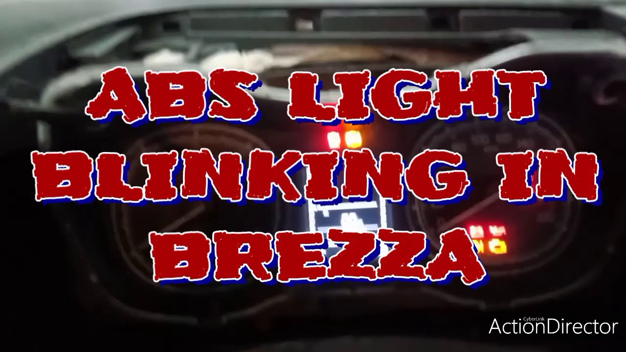 ABS_LIGHT BLINKING PROBLEM No DTC FOUND IN BREZZA MARUTI_SUZUKI