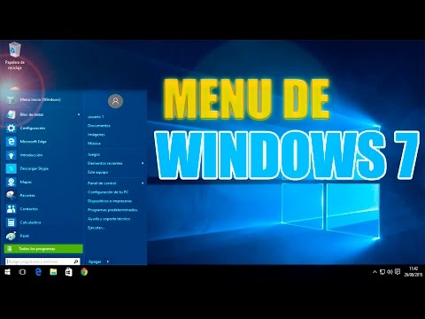 Vídeo: Com Es Canvia El Menú D’inici A Windows 7