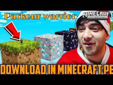 best parkour map in Minecraft PE |HINDI| Parkour map in mcpe |yes ...