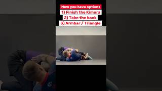 Kimura trap 101: Use the Kimura grip to open up triangles, armbars, kimuras and back takes. #bjj