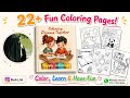 22+ Fun Coloring Pages for Kids | Printable Kids Coloring Book | Color, Learn & Have Fun