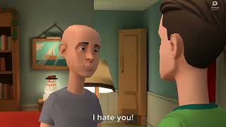 Plotagon Laziness S5 E27: Klassic Gayloo Saids I Hate You 10 Times /Gounded
