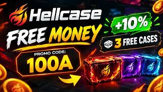Hellcase Promo Code: 100A – 3 FREE Cases + 10% Deposit Bonus | Best Hellcase Code 2026 screenshot 4