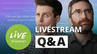 Livestream Q&A - Your Questions Answered