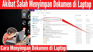 cara aman dan benar menyimpan dokumen di laptop