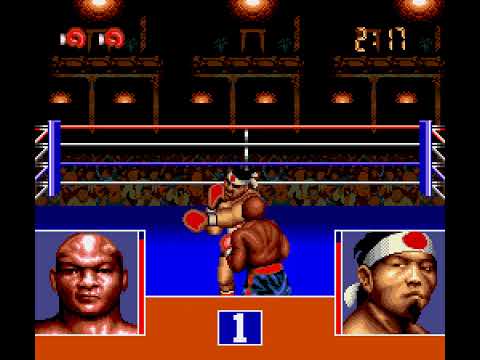 George Foreman's KO Boxing (Mega Drive/Sega Genesis) full playthrough