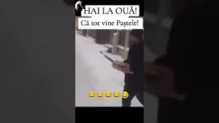 Hai la ouo,ca tot vine Pastele! cee maa! #funny #divertisment #paste #shortvideos #comedy #shorts