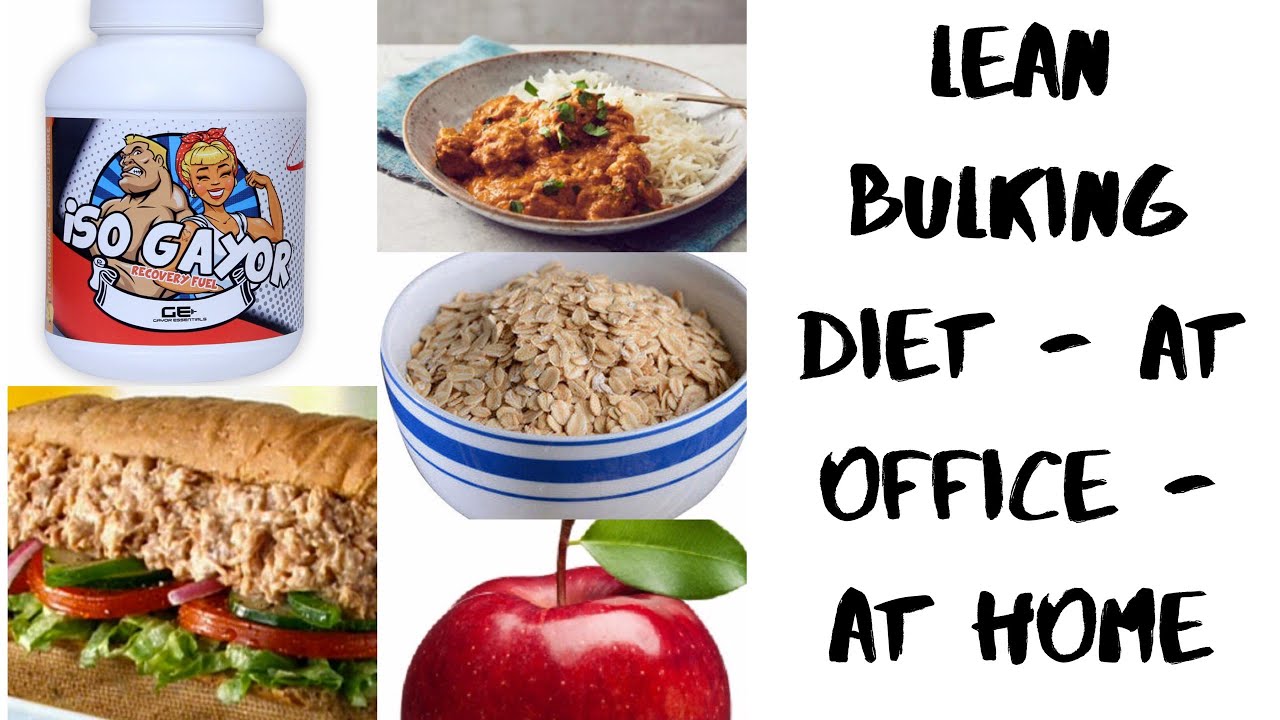 Full Day of Eating At Office - At Home - Lean Bulking Diet