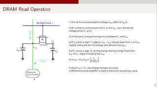 Digital Design Interview Questions|  1T-DRAM cell | 1-transistor DRAM | Dynamic Random Access Memory