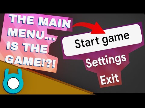 I spent a week making a main menu