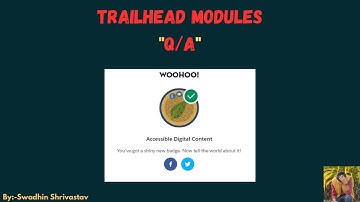 Accessible Digital Content  Trailhead || Quiz Solution