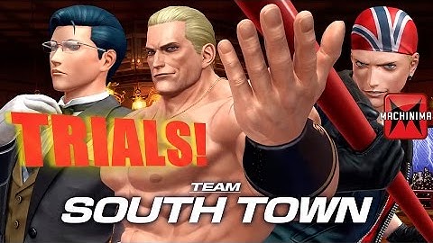 The King of Fighters XIV - Team South Town Mission Trials [Geese, Billy, Hein]