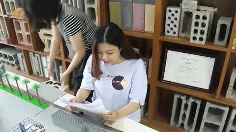 Qingdao HF block machine live show preparation video