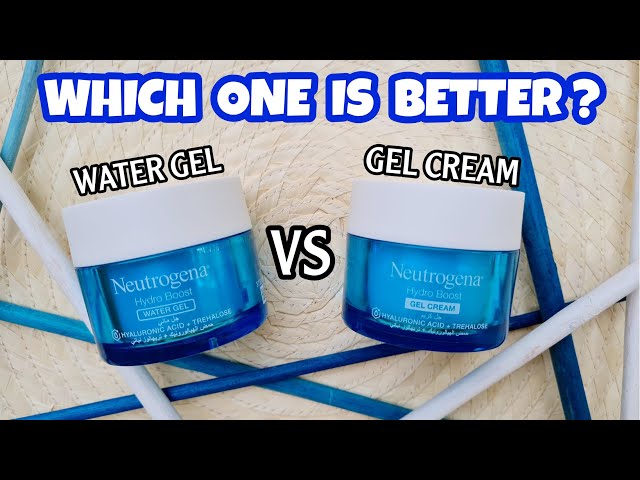 NEUTROGENA HYDRO BOOST Water Gel vs Gel Cream || Hydro Boost Comparison and Review class=