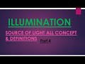 ILLUMINATION Unit 1 in Utilisation of Electrical Energy explanation and all concept