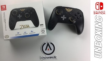 HYLIAN CREST POWER A WIRELESS CONTROLLER UNBOXING