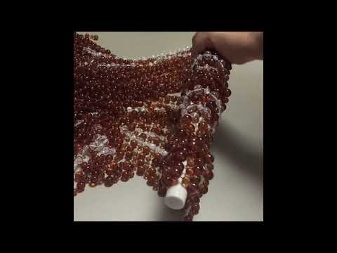 Шторы из бусин "Янтарь"