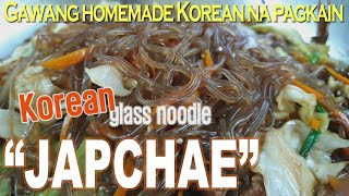 Gumawa tayo ng masarap na Korean-style na Japchae sa bahay.