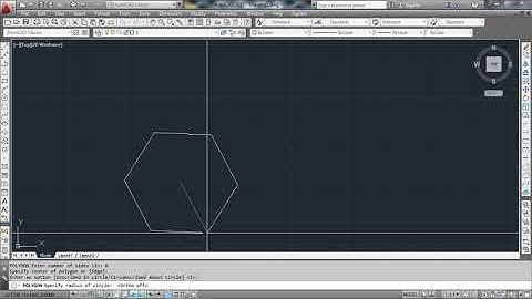 how to draw a polygon donut in autoCAD