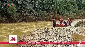 Tăng cường lực lượng tìm kiếm 16 nạn nhân mất tích ở thủy điện Rào Trăng 3 bằng đường thủy | VTV24