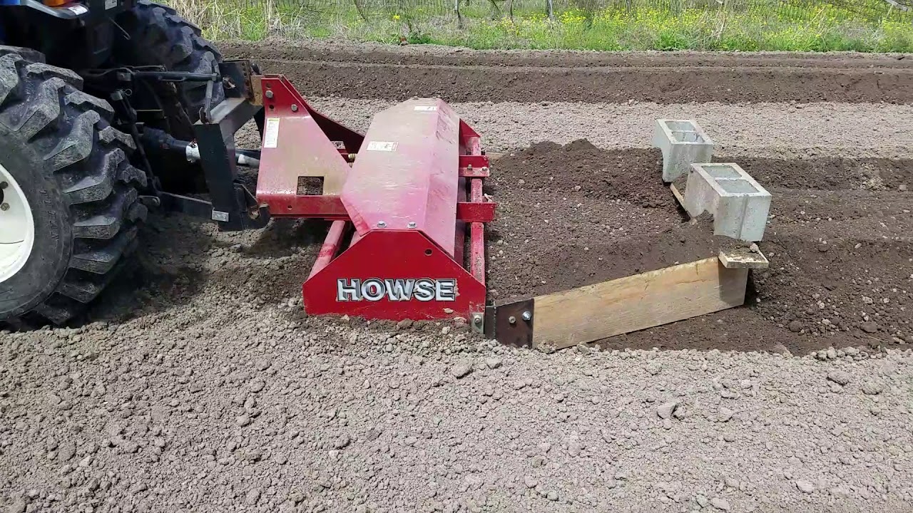 Tiller Mount Homemade Row Maker Bed