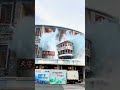 Oh no, a ship has collided with a shopping mall in Zhongshan City, Guangdong Province.😲😲