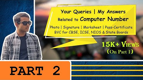 Your Queries and My Answers related to Computer Number - Part 2 #ComputerNumber #DGCA