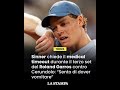 Roland Garros, Sinner crolla durante la partita contro Cerundolo: "Sento di dover vomitare"