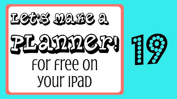Part 10 Create and Link Weeklies, Create a Digital Planner with Vectornator, Keynote and Procreate