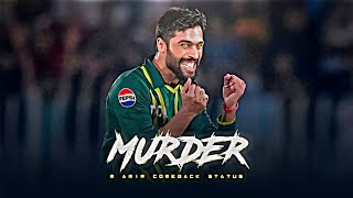 FT. M Amir x Murder - Comeback Edit 😎 ||  M Amir Edit || Murder Edit || TikTok Status