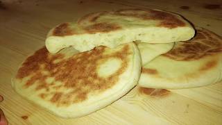 homemade bread in pan  كسرة، خبز الدار،خبز حماس,خبز الشباتي