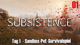 Subsistence – Tag 1 & Start in ein Survival Abenteuer |01| Let's Play Deutsch