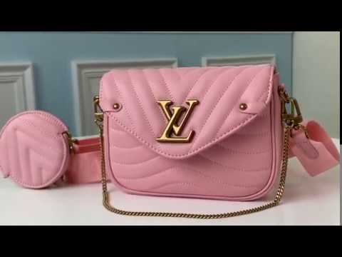 M56466 Louis Vuitton/LV female sling-chain envelope-type quilted messenger crossbody bag - YouTube