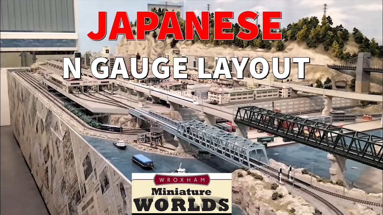 Japanese Railway Layout - Wroxham Miniature Worlds - YouTube