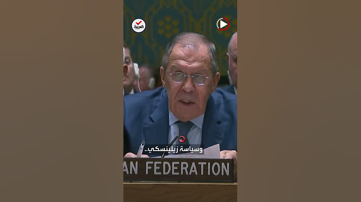 وزير الخارجية الروسي لافروف يسب زيلينسكي بلفظ خادش