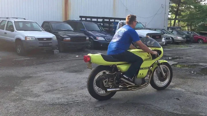 Rickman CR900 Kawasaki Z1 900 initial start up 1974 Z1A 1975