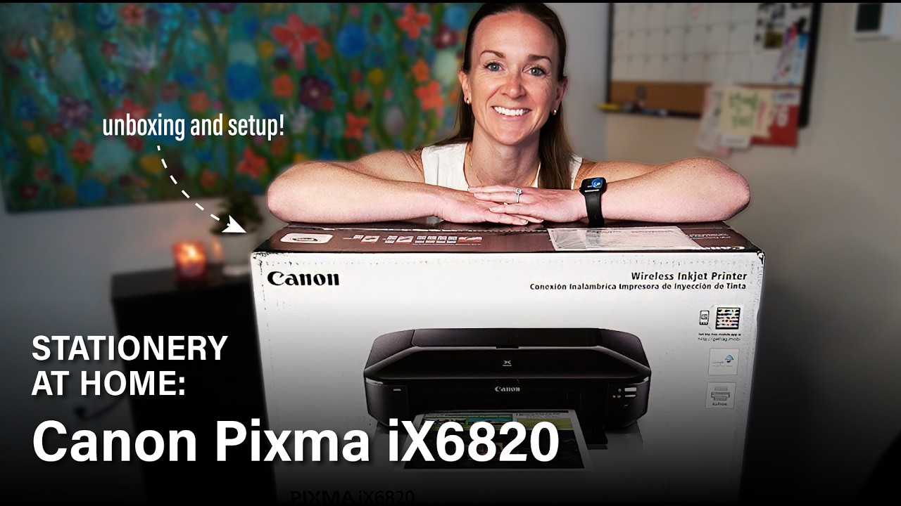 Setting up the Canon PIXMA iX6820 video thumbnail