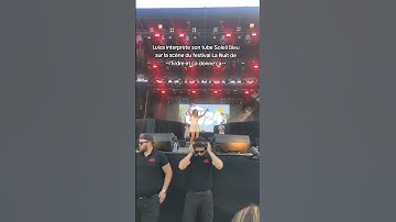 Thumbnail of Luiza chante son tube Soleil Bleu au festival La Nuit de l'Erdre