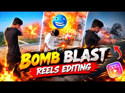 Instagram Trending Bomb Blast Reels Video Editing | Bomb Explosion Trending Video Editing Capcut