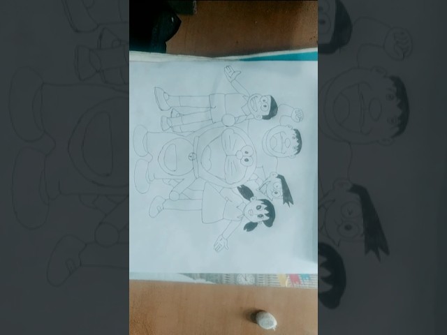 Doraemon#viral short#drawingtutorial