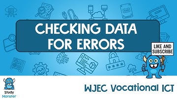 🎓 WJEC Vocational ICT - Unit 1.2.2  Data Validation, Verification & Error Checking Explained!