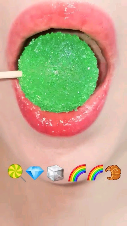 ASMR EMOJI FOOD KOHAKUTO MUKBANG Eating Sound Mukbang Candy🍭🧸🌈💎 #shorts #viral #candy #trending