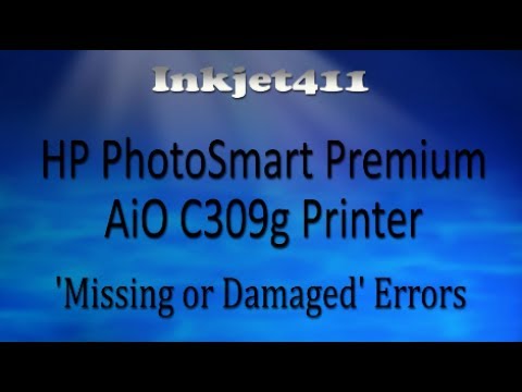 HP PhotoSmart Premium C309g Printer Error Troubleshooting -