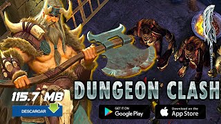 ☠Dungeon Clash🎮DESCARGA GRATIS🎮Juego Rpg SIN INTERNET!! para Android & iOS (OFFLINE) 2022 GAMEPLAY screenshot 3