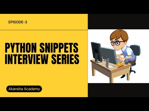 Python Snippets Interview Series | EP3 – Top Python Tricks Every Tester Must Know
