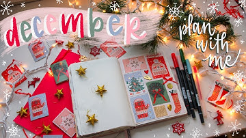 PLAN WITH ME ❄ December 2022 bullet journal setup & flip through